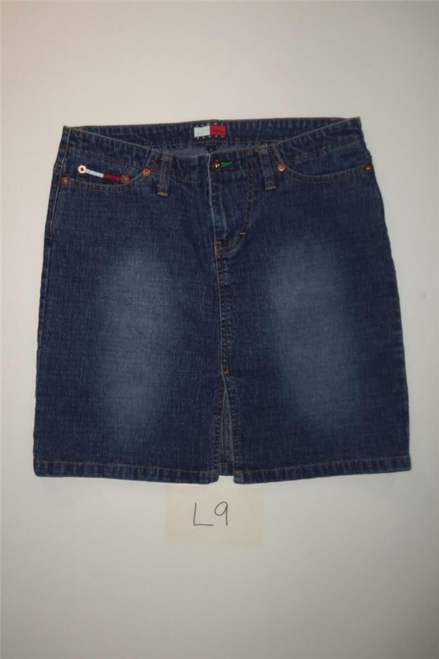 Tommy Jeans Blue Denim Skirt Size 9 Juniors -0713L09